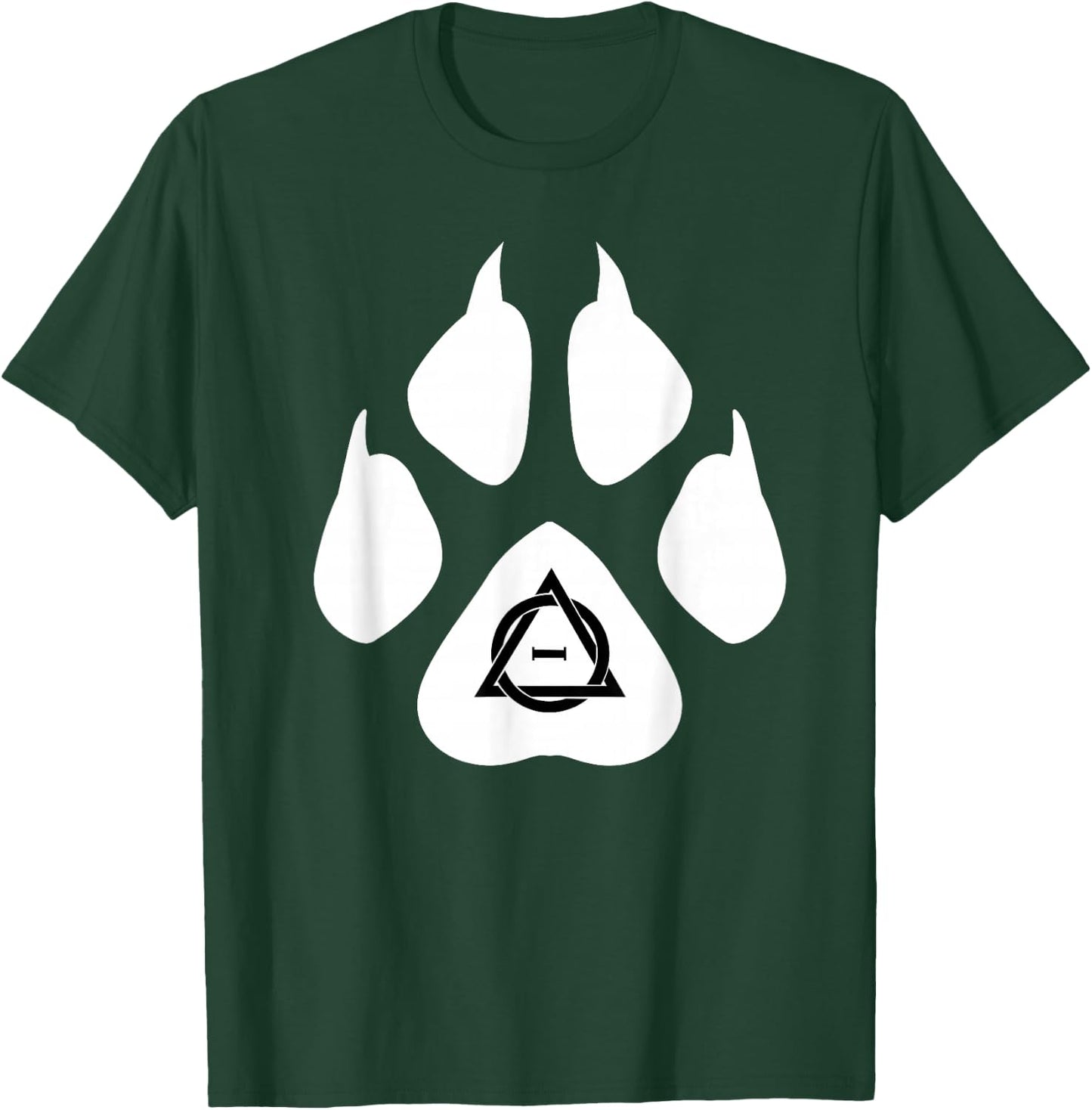 Therian Fox Paws Symbol Sign quadrobics otherkin T-Shirt - T-Shirt | Forest