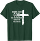 Vintage Work For God The Retirement Benefits Are Great T-Shirt - T-Shirt | Forest