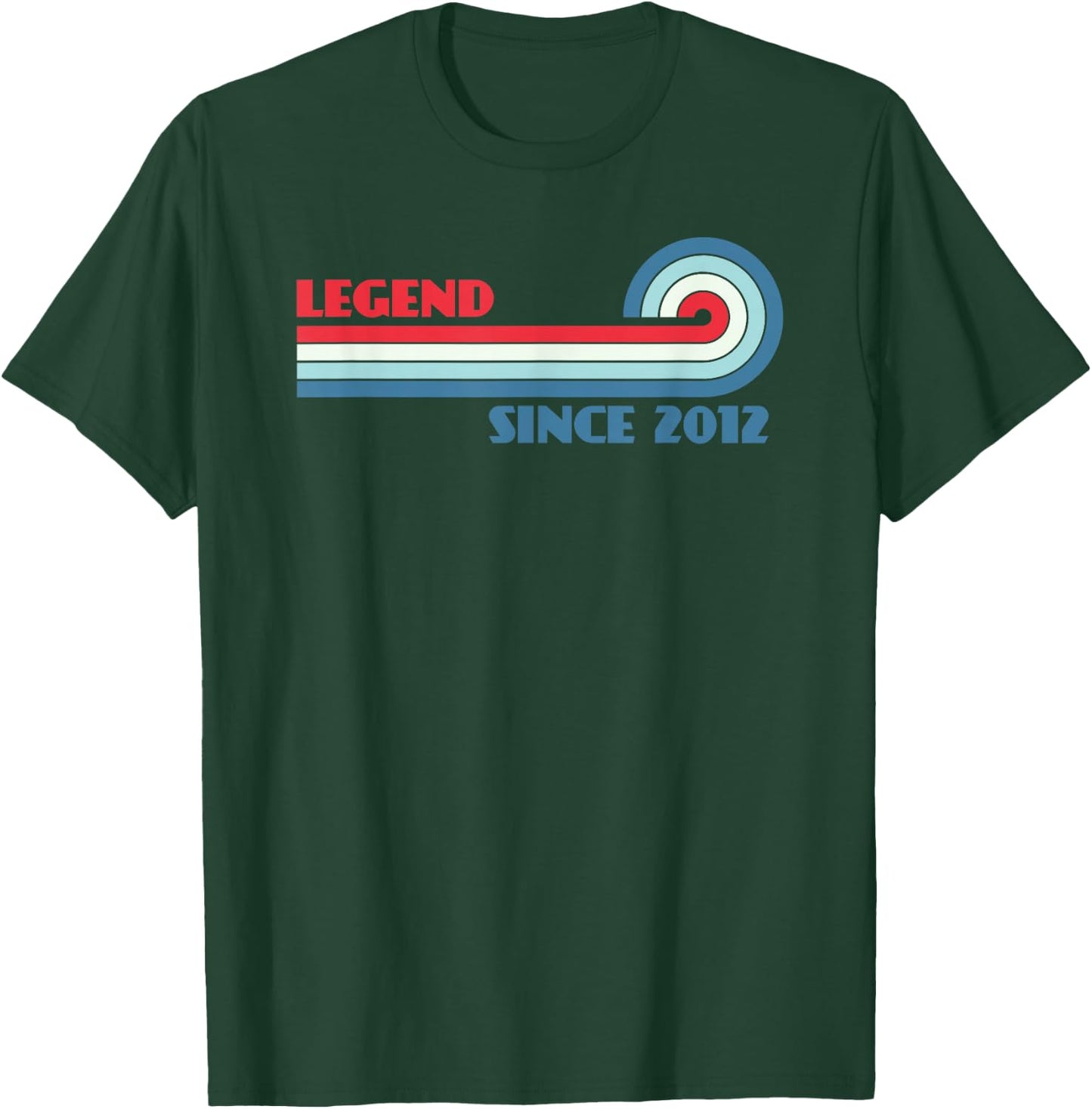 Legend Since 2012 T-Shirt - T-Shirt | Forest