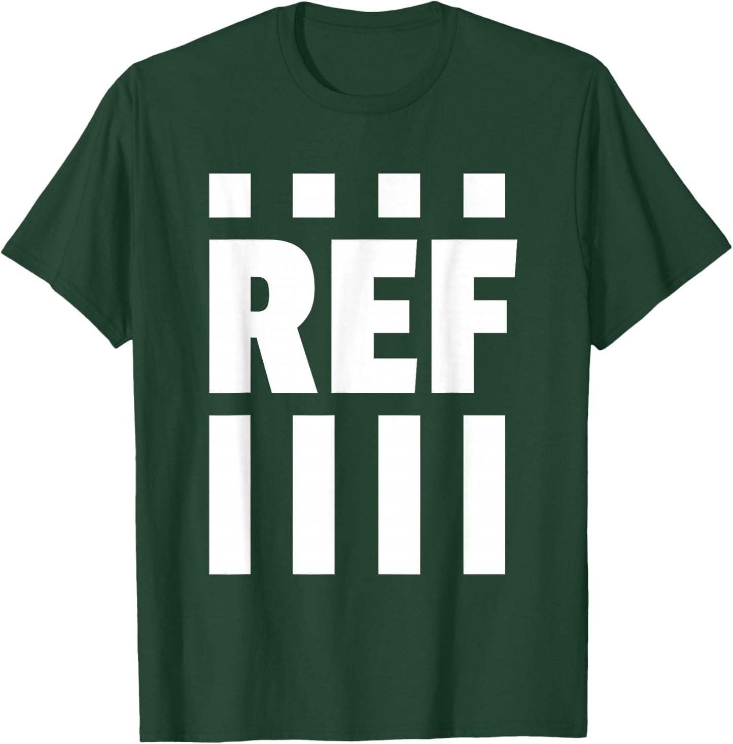 REF White Striped, Referee Official T-Shirt - T-Shirt | Forest