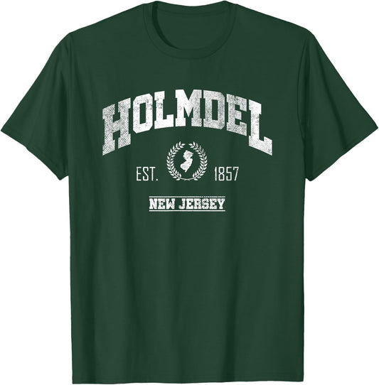 Holmdel NJ | New Jersey | Vintage Throwback T-Shirt - T-Shirt | Forest