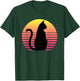 Funny Cat Gift Retro Vintage T-Shirt - T-Shirt | Forest