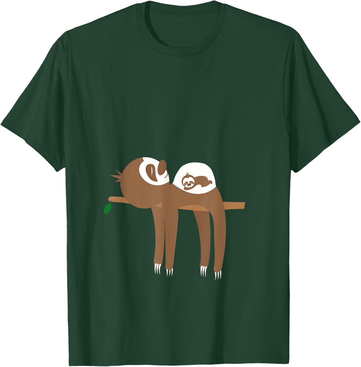 Funny Sloth Pregnancy Announcement T-Shirt - T-Shirt | Forest