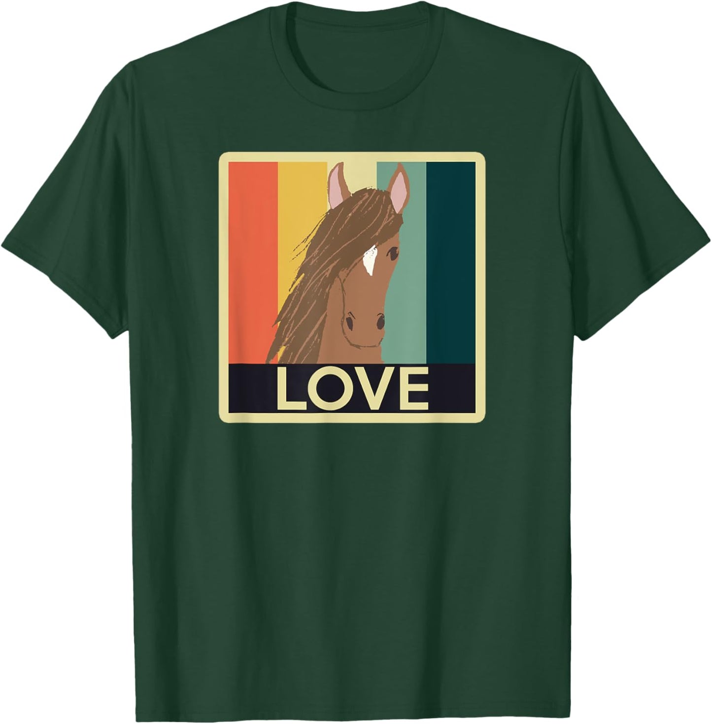 Beautiful Bay Horse T-Shirt - T-Shirt | Forest
