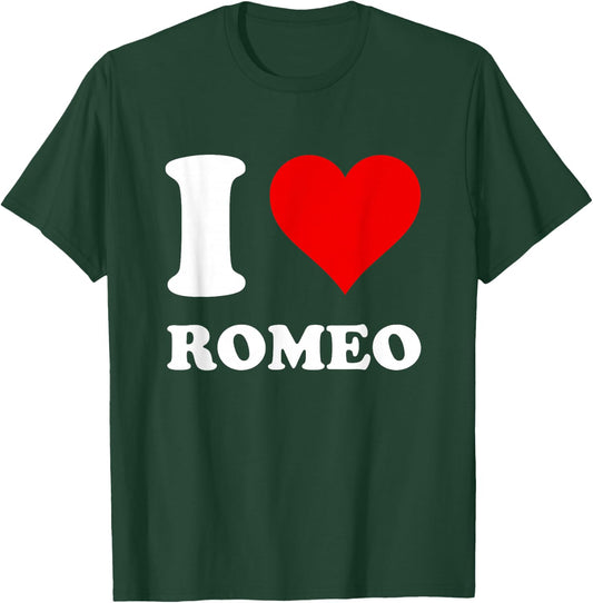 I Love Romeo T-Shirt - T-Shirt | Forest