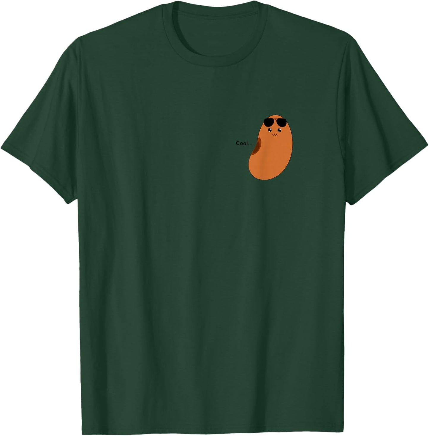 Cute Little Pinto Bean Being a Cool Bean T-Shirt - T-Shirt | Forest