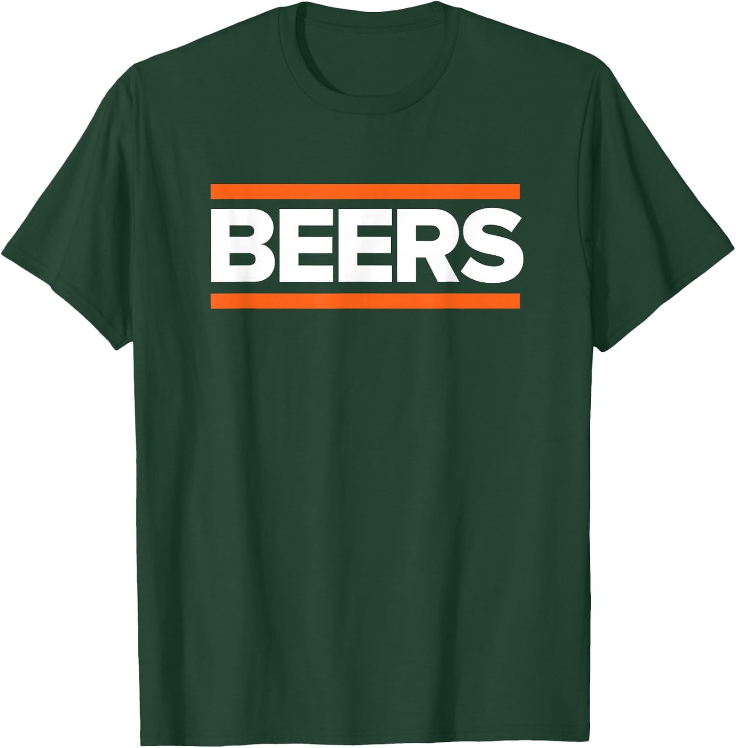 BEERS - Funny Party Beer Day Drinking Blue & Orange T-Shirt - T-Shirt | Forest