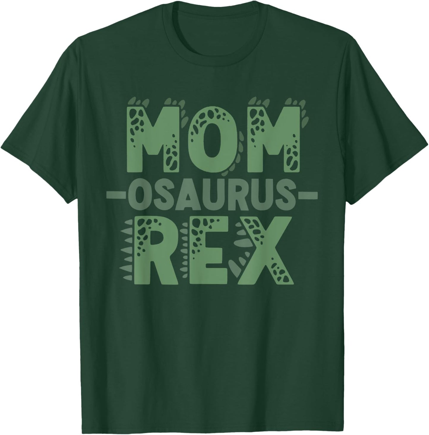 Momsaurus T rex Dinosaur Funny Mom Saurus Matching Family T-Shirt - T-Shirt | Forest