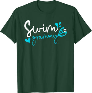 Swim Grammy Swimming Grammy Of A Swimmer Grammy T-Shirt - T-Shirt | Forest