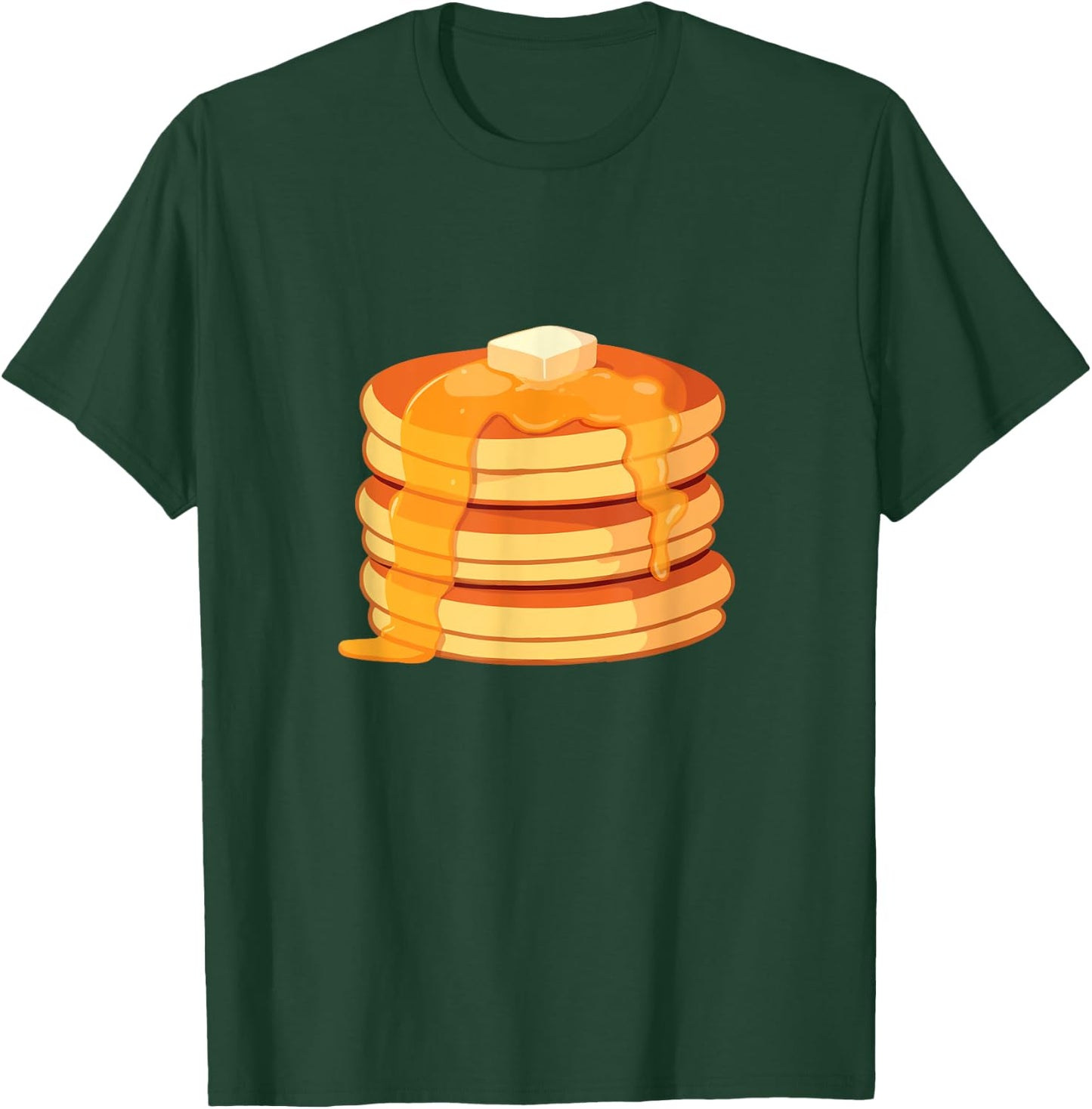 Stack Of Pancakes - Pancake Lover Flapjacks Breakfast T-Shirt - T-Shirt | Forest