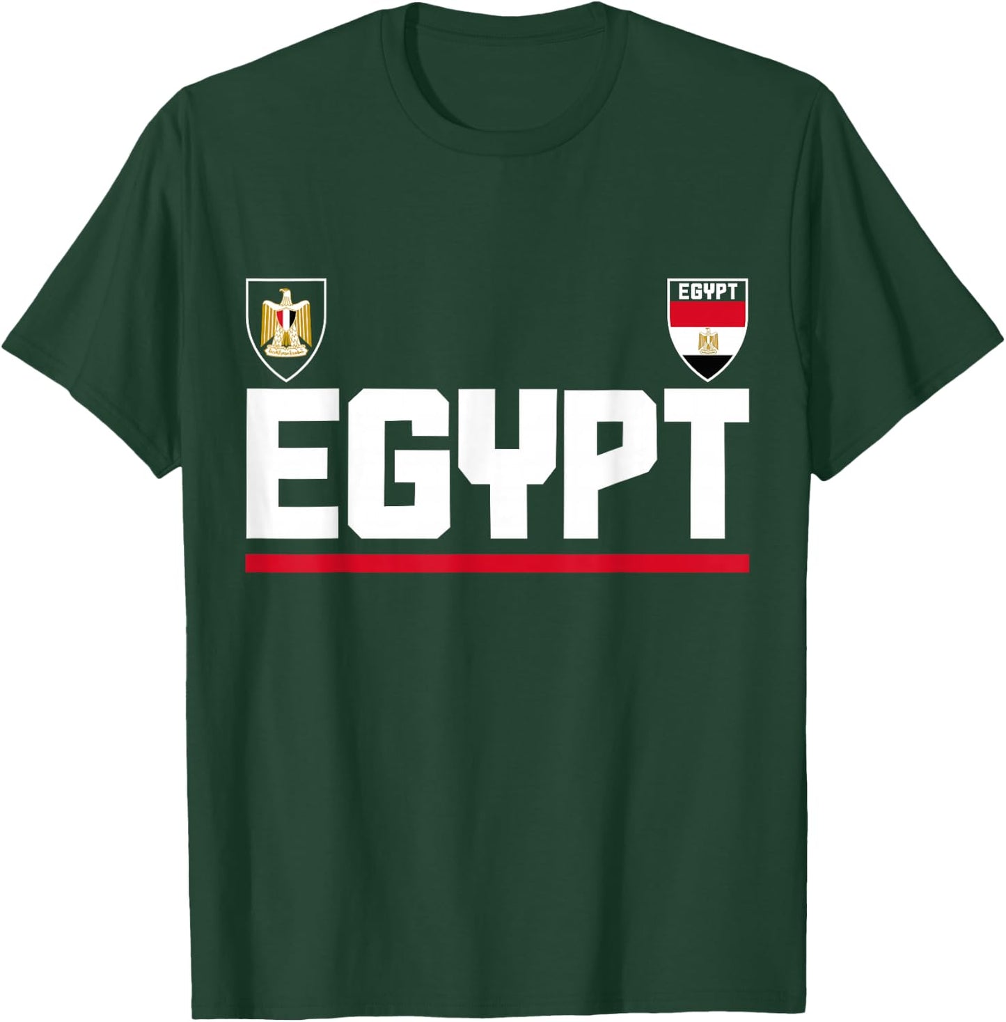 Egypt Pride Egyptian Flag African Roots Heritage T-Shirt - T-Shirt | Forest