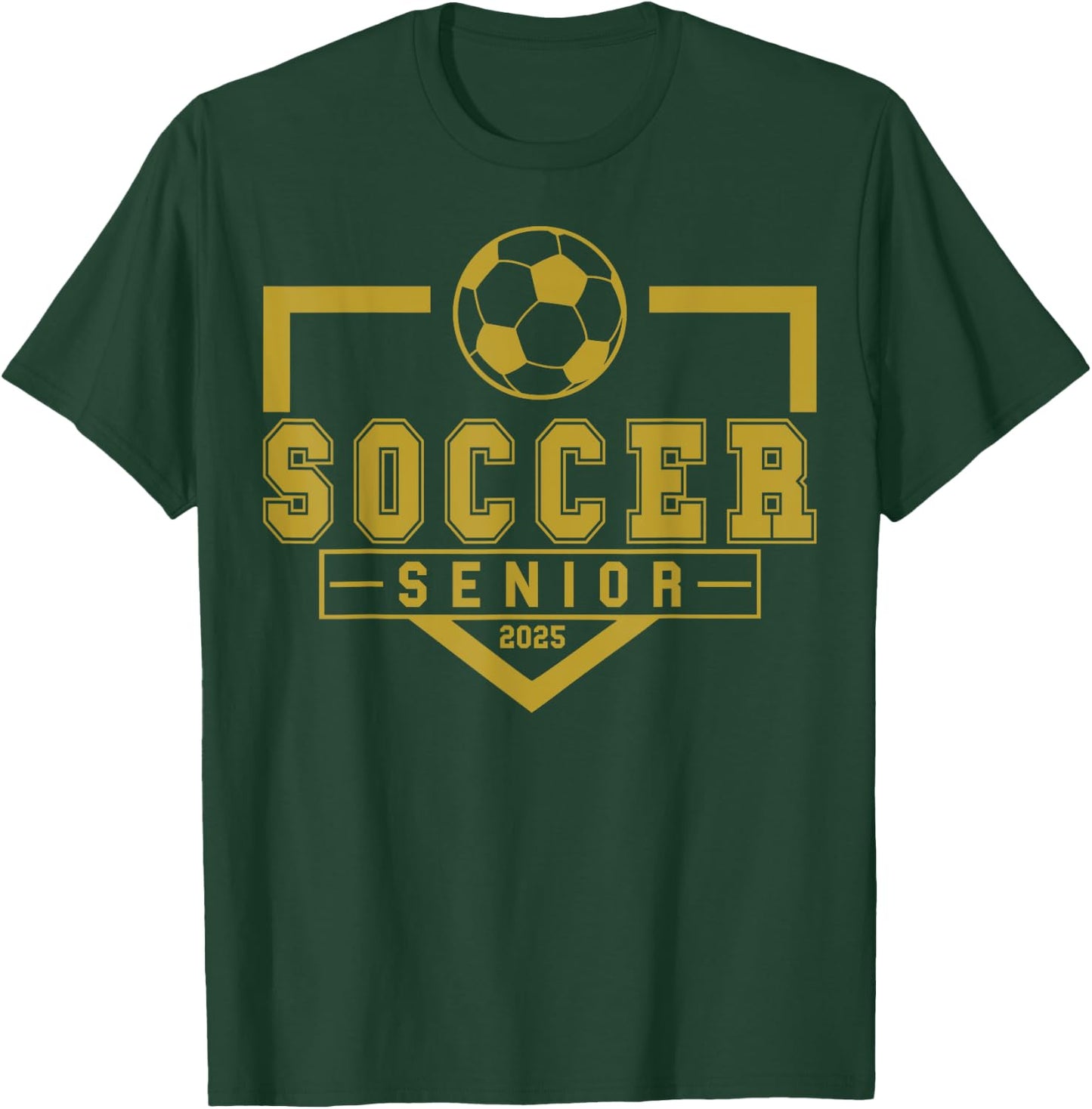 Soccer Senior Night Soccer Senior 2025 Graduation 12 T-Shirt - T-Shirt | Forest