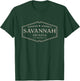 Savannah Georgia | Savannah GA Historic T-Shirt - T-Shirt | Forest