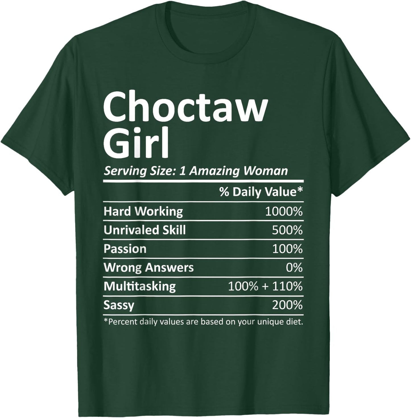 CHOCTAW GIRL OK OKLAHOMA Funny City Home Roots USA Gift T-Shirt - T-Shirt | Forest
