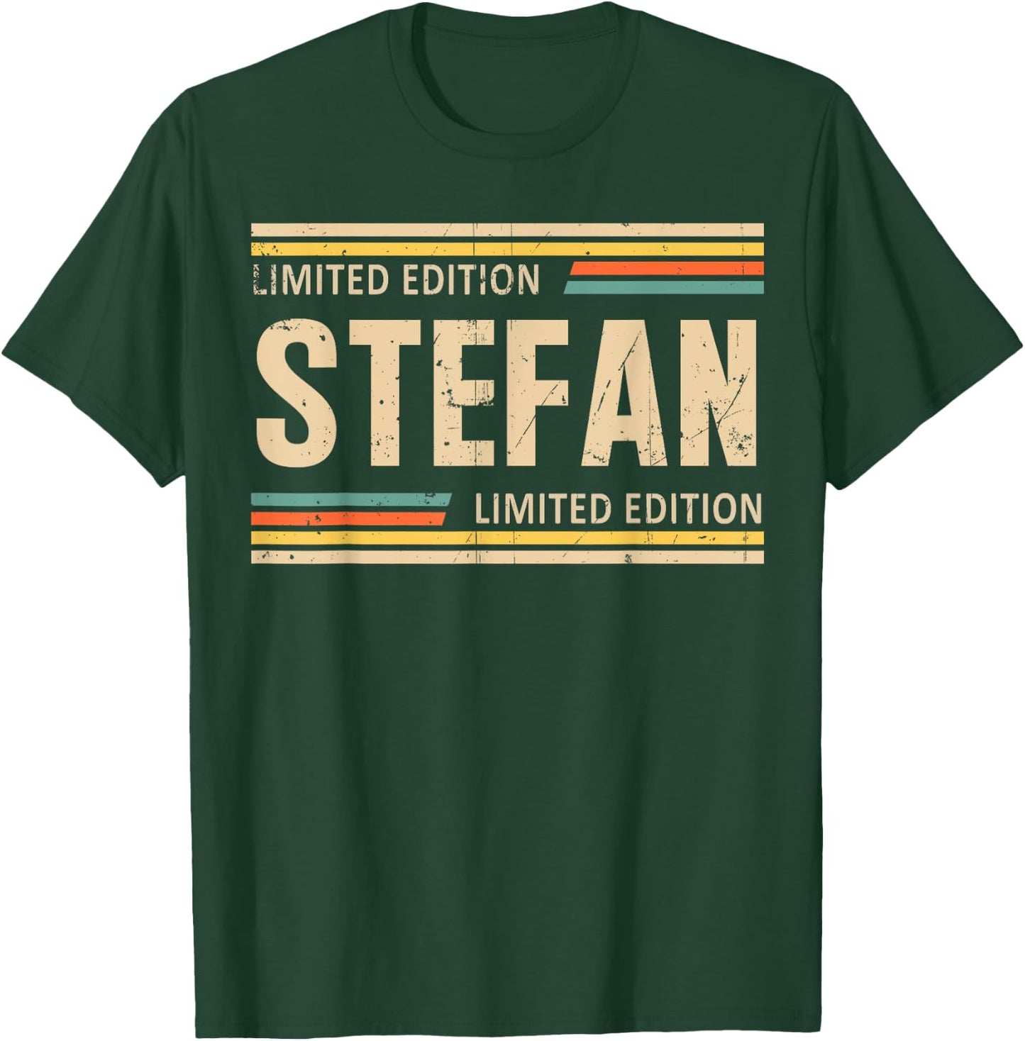 STEFAN Limited Edition Shirt STEFAN Name Personalized T-Shirt - T-Shirt | Forest