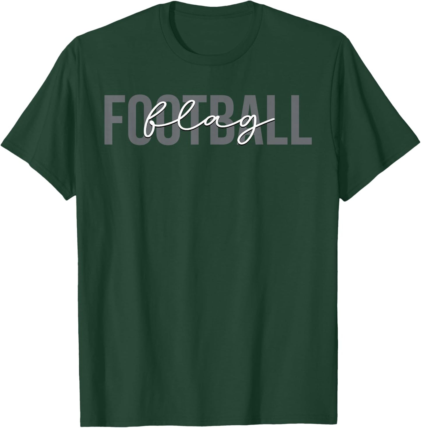Flag Football Coach Team Trainer T-Shirt - T-Shirt | Forest