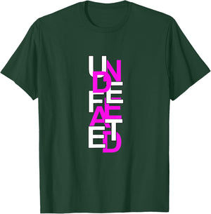 Pink Color Undefeated Pink Graphic T-Shirt - T-Shirt | Forest