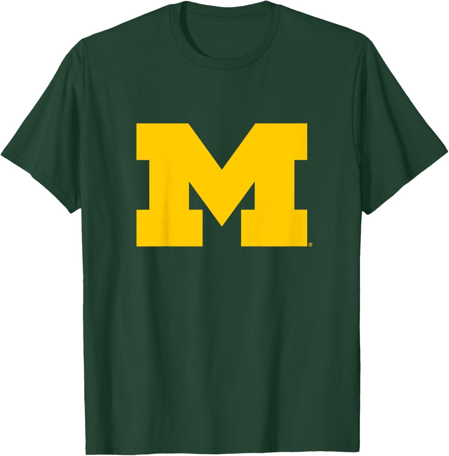 Kids University of Michigan Wolverines U of M Primary Logo T-Shirt - T-Shirt | Forest