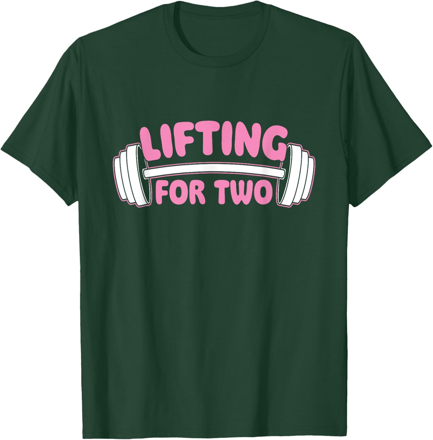 Lifting For Two - Workout Gym Weightlifting Bodybuilding T-Shirt - T-Shirt | Forest