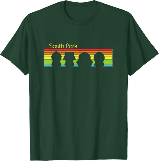 South Park - Rainbow Silhouettes T-Shirt - T-Shirt | Forest