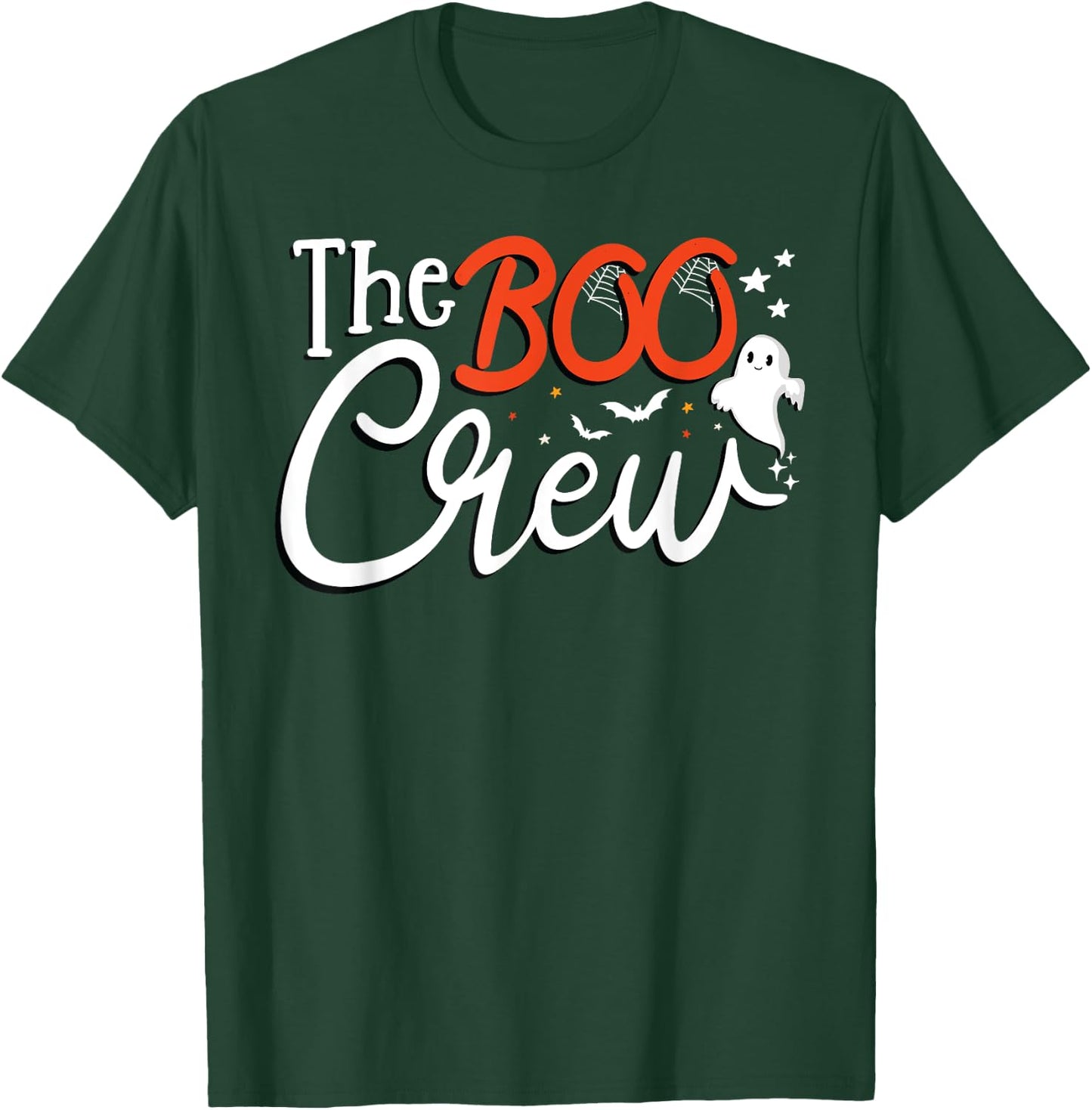 The Boo Crew A Ghost Vibes Group Matching Halloween Costume T-Shirt - T-Shirt | Forest