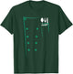 Chef Culinary Utensils Design Outfit T-Shirt - T-Shirt | Forest