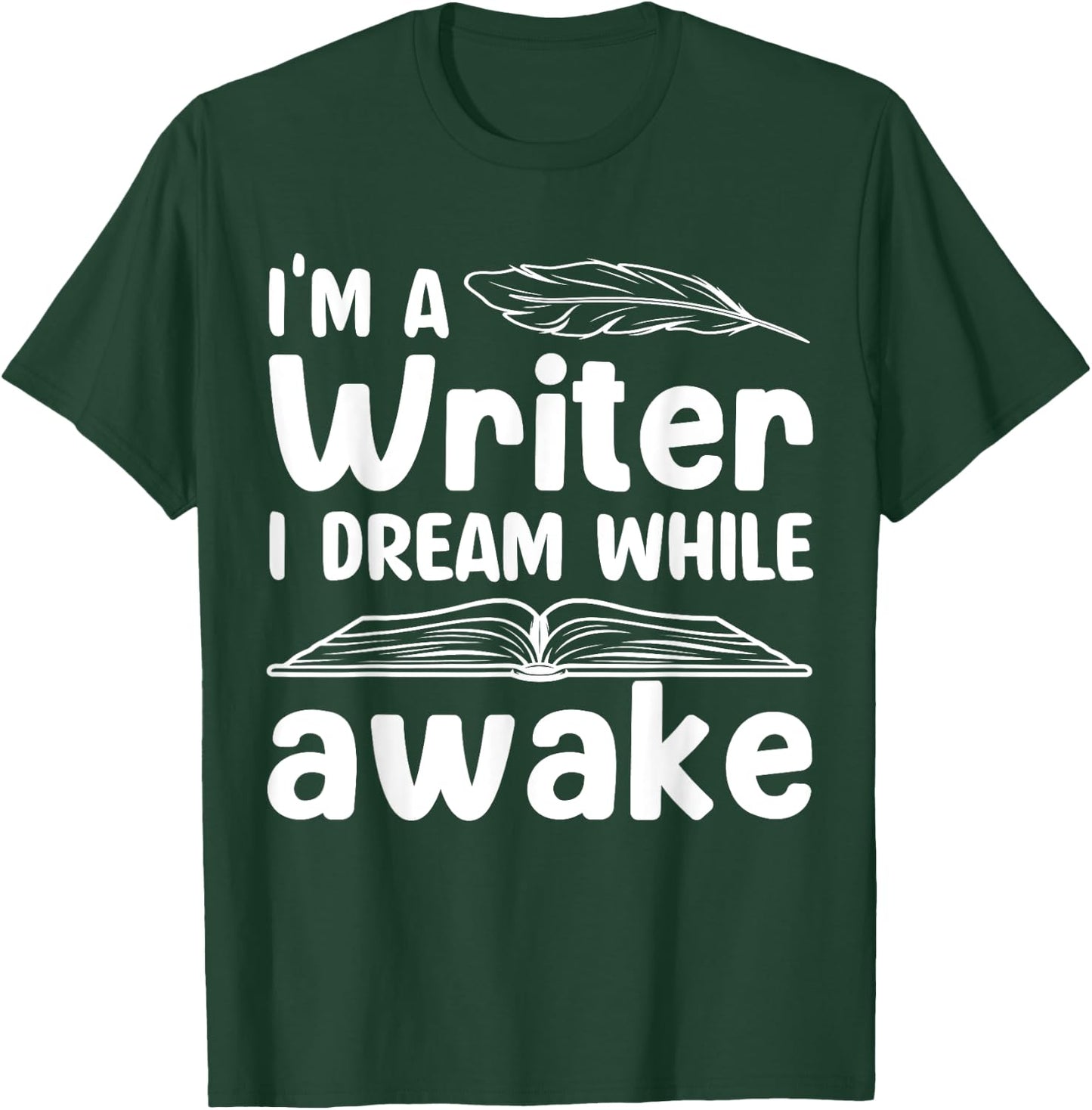 Writer Outfit Women Writing Lover Author Poet Writer T-Shirt - T-Shirt | Forest