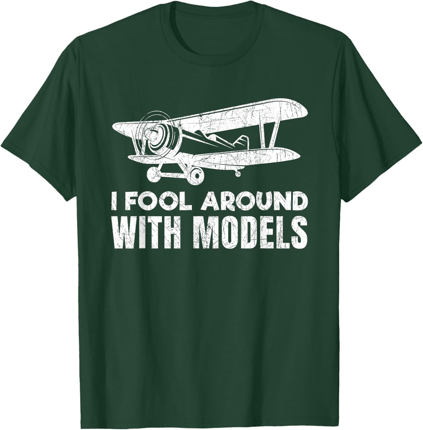 Funny RC Model Airplane Prop Plane Pilot Gift T-Shirt - T-Shirt | Forest