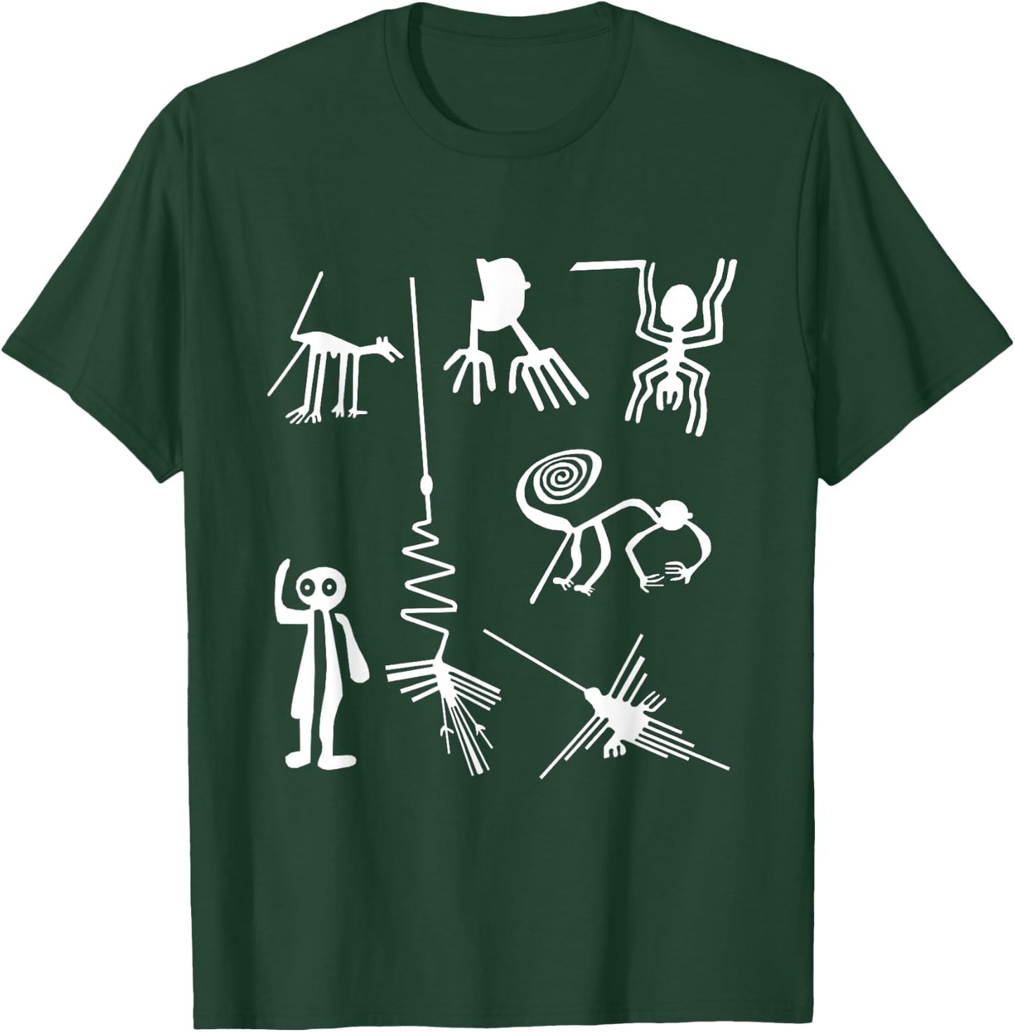 Ancient Nazca Lines T-Shirt - T-Shirt | Forest