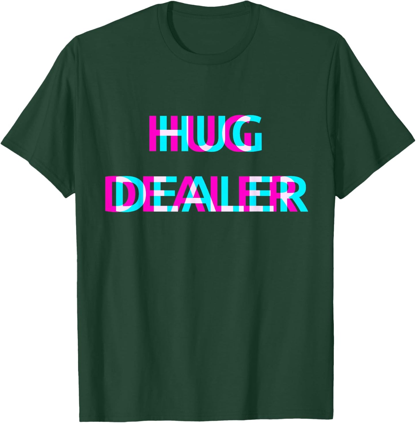 Hug Dealer Techno EDM Music Festival Raver Dance Rave T-Shirt - T-Shirt | Forest