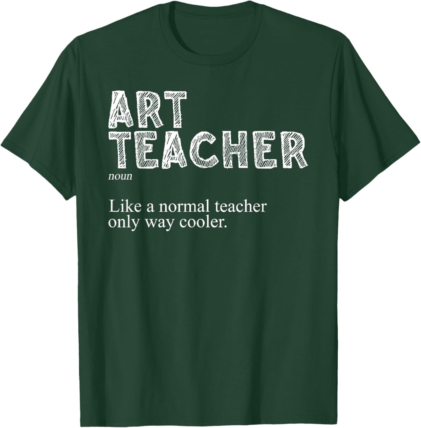 Art Teacher Design Women Art Teacher Appreciation T-Shirt - T-Shirt | Forest
