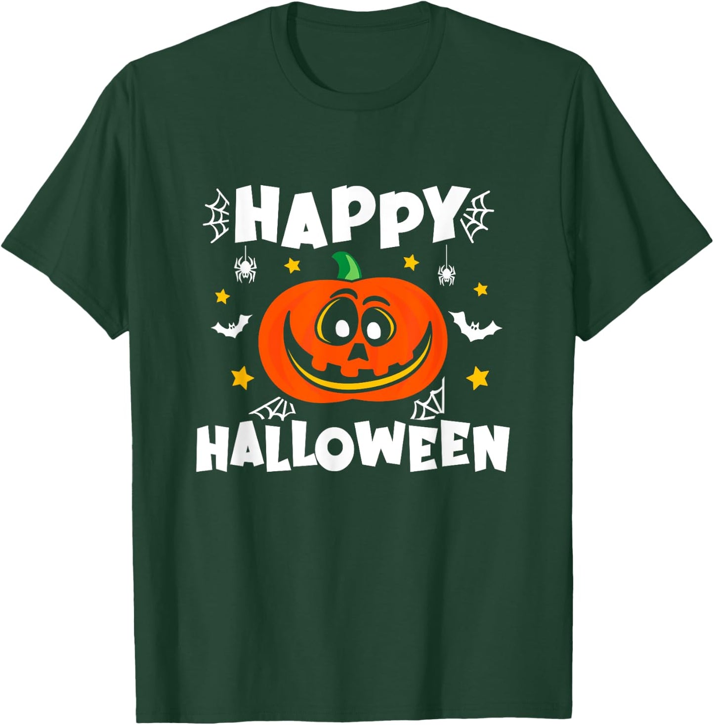 Cute Halloween Kids - Halloween Pumpkin - Happy Halloween T-Shirt - T-Shirt | Forest