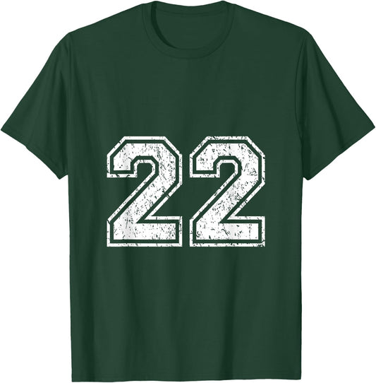 Number 22 Shirt T-Shirt - T-Shirt | Forest