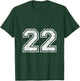 Number 22 Shirt T-Shirt - T-Shirt | Forest