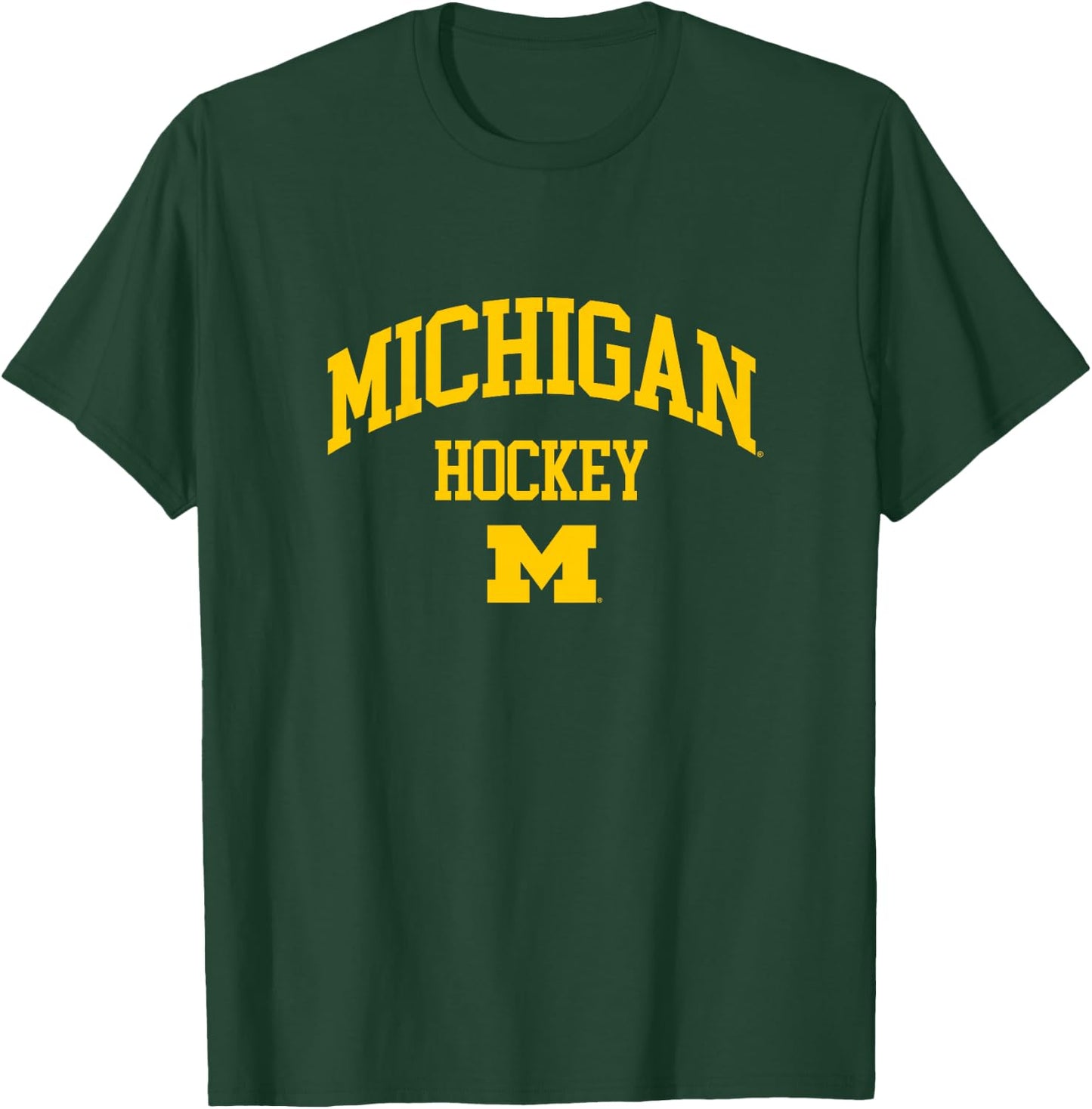 Kids University of Michigan Wolverines U of M Hockey T-Shirt - T-Shirt | Forest