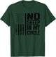 No Sheep In My Circle - Patriotic USA Lions Wolves Not Sheep Women Men T-Shirt - T-Shirt | Forest