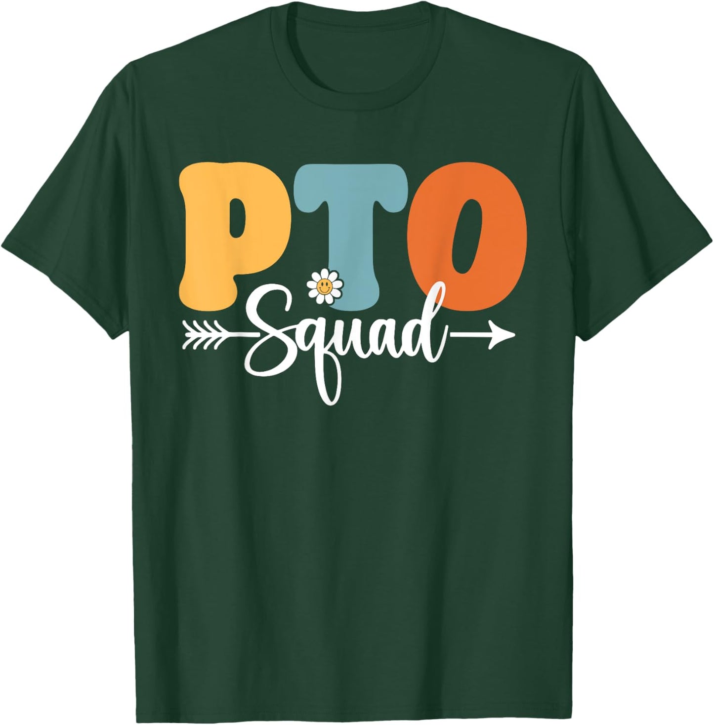 PTO Squad Back To School Teachers Students PTO Crew Men Women Kids T-Shirt - T-Shirt | Forest