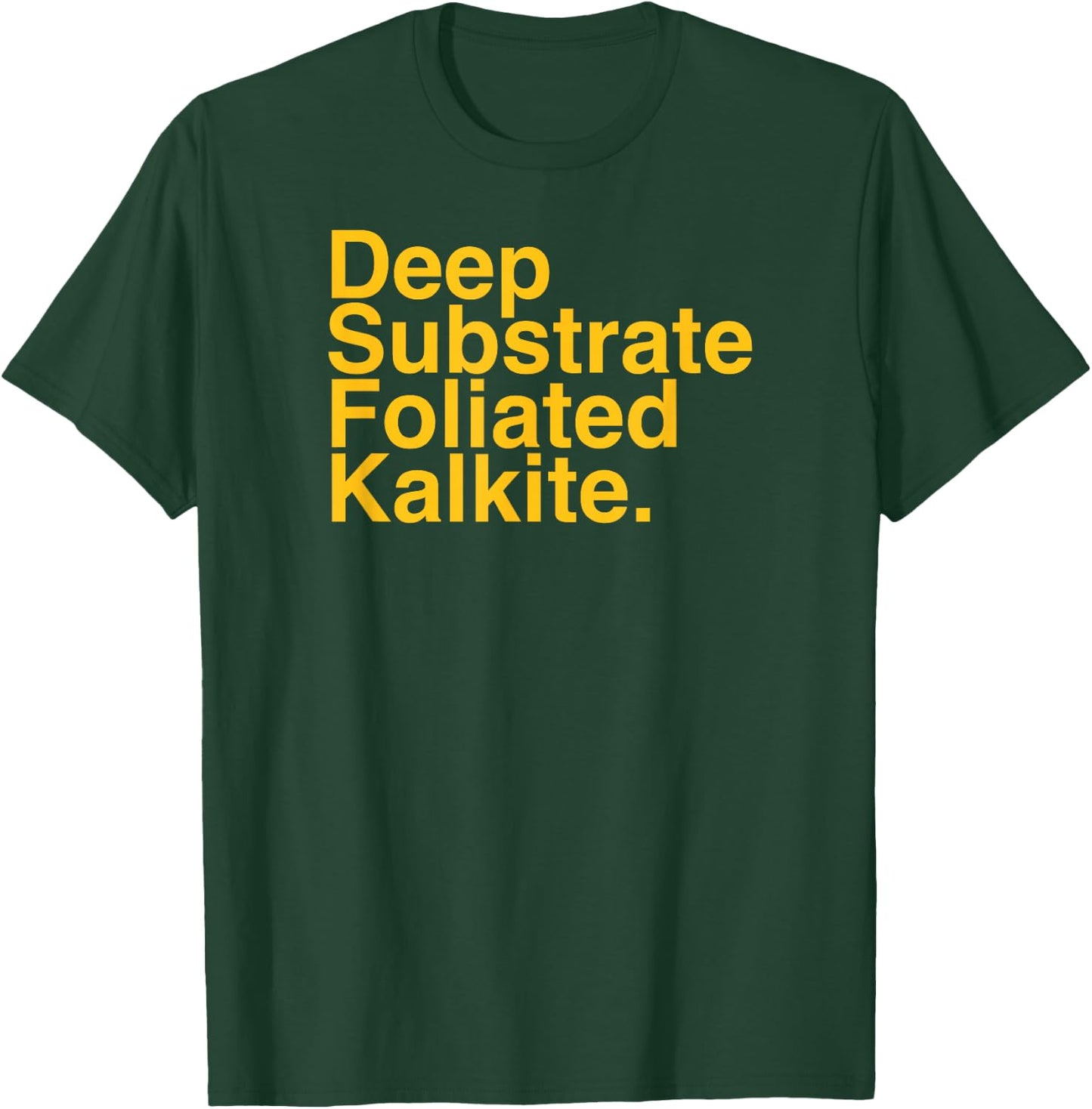 DEEP Substrate FOLIATED KALKITE T-Shirt - T-Shirt | Forest