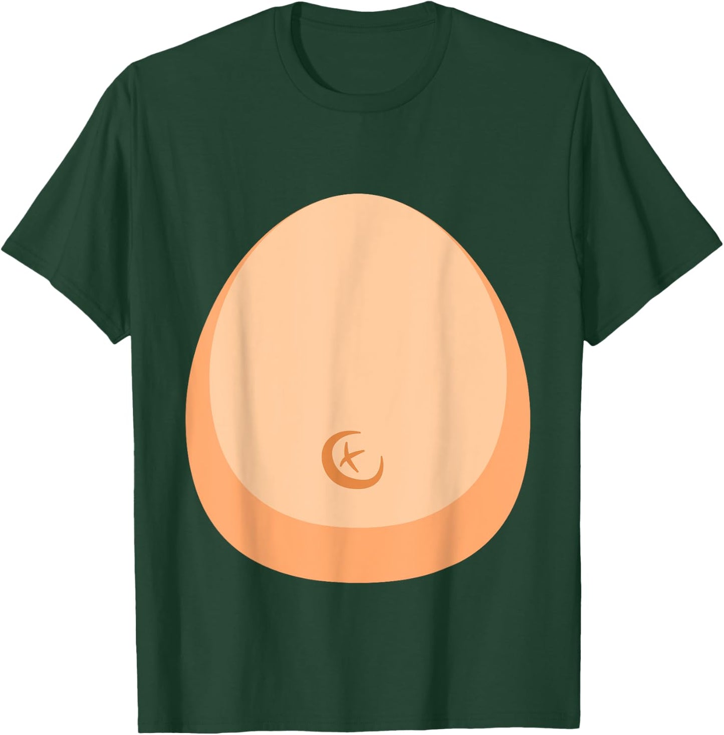 Funny lazy DIY monkey belly costume for halloween party T-Shirt - T-Shirt | Forest