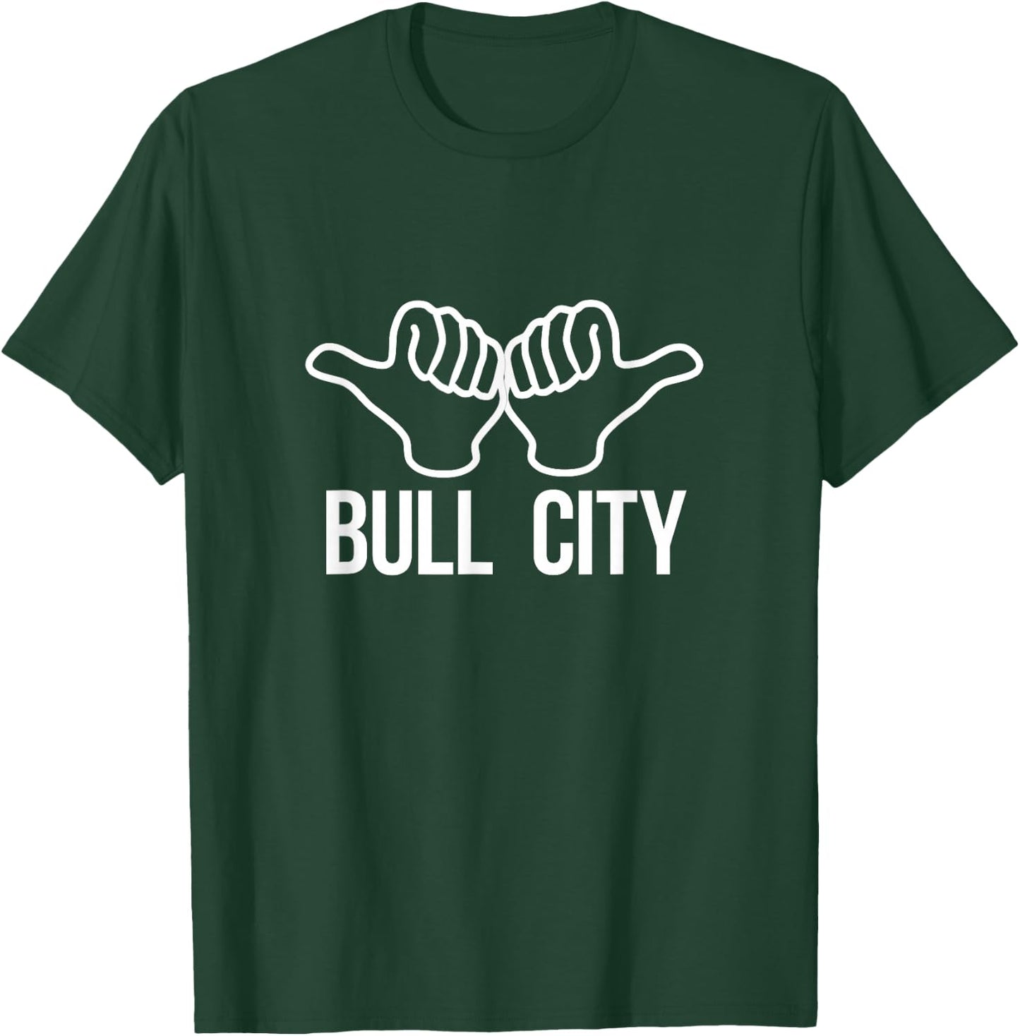Bull City | Durham, NC T-Shirt - T-Shirt | Forest