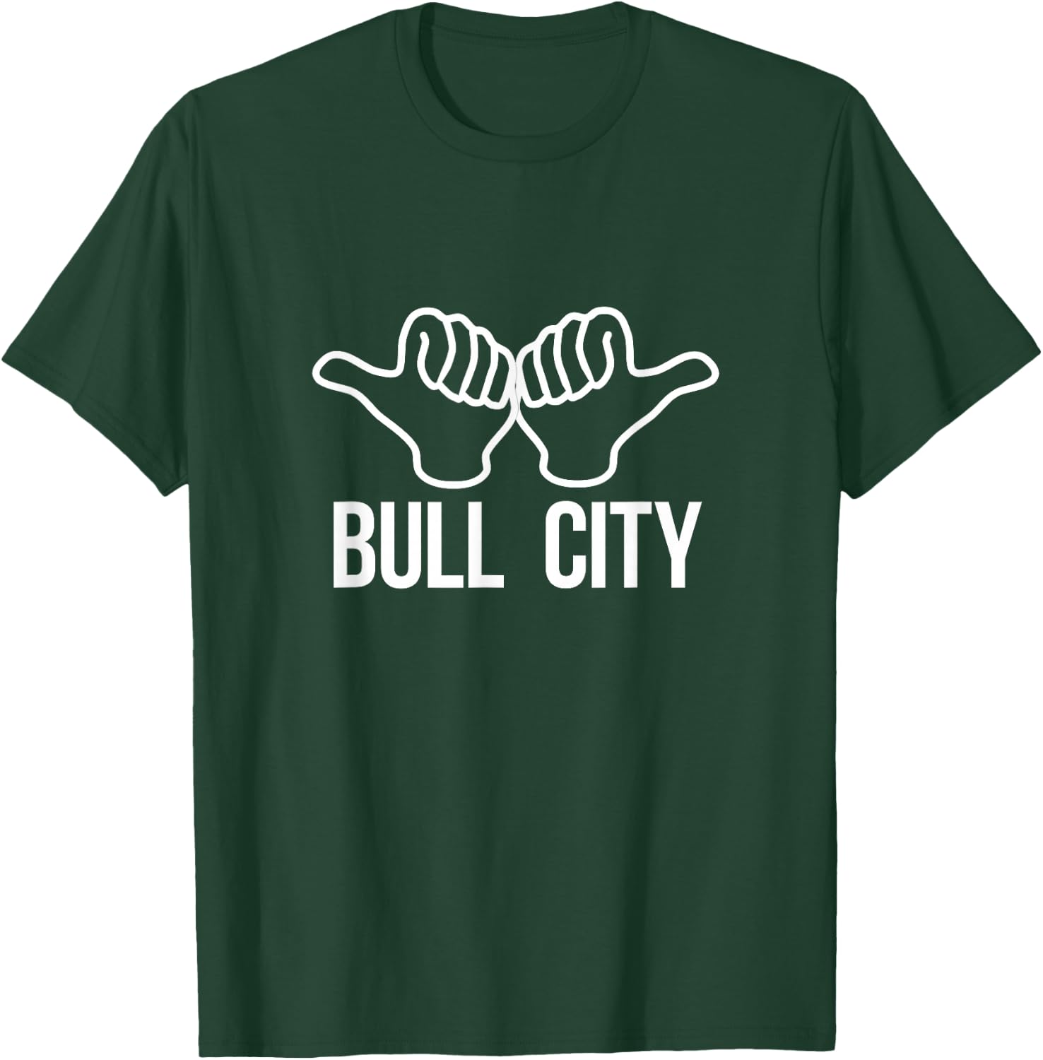 Bull City | Durham, NC T-Shirt - T-Shirt | Forest