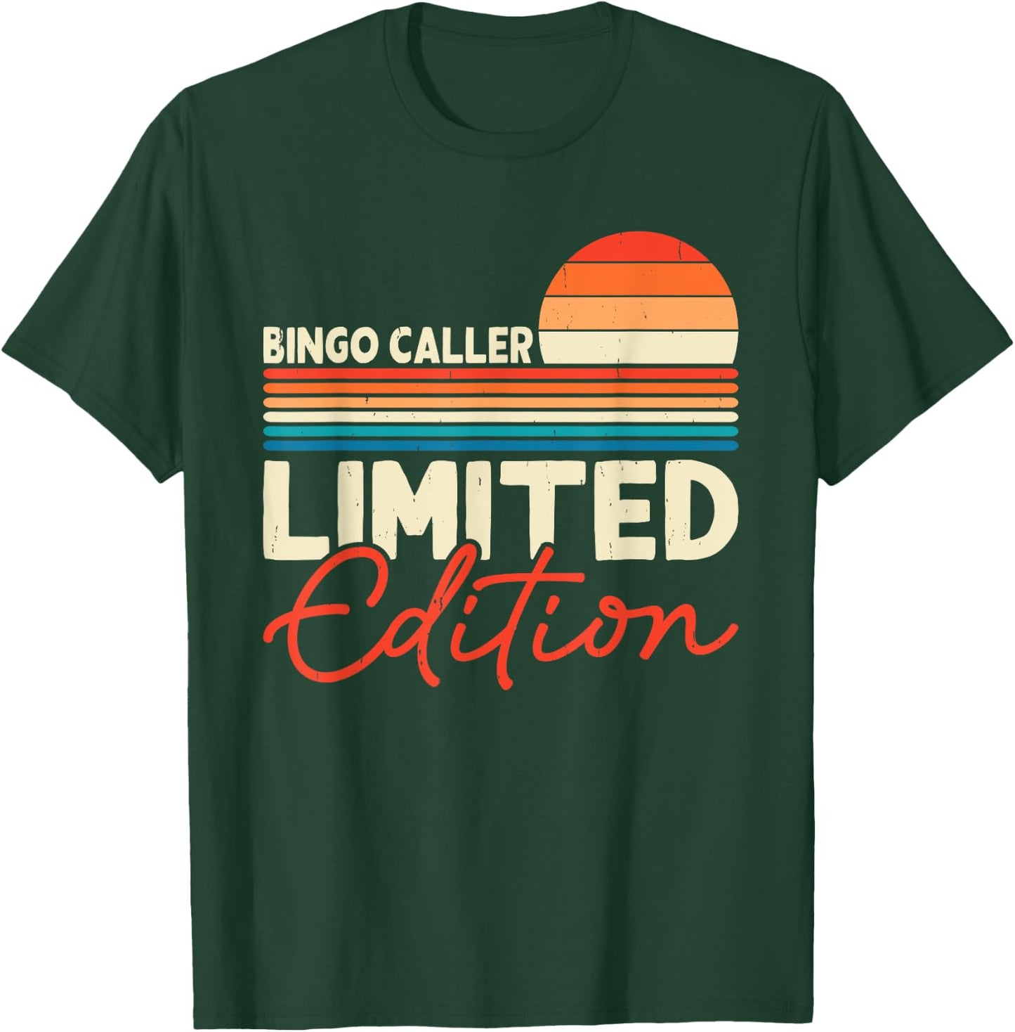 Bingo Caller Limited Edition - Winner Bingo Caller Lottery T-Shirt - T-Shirt | Forest