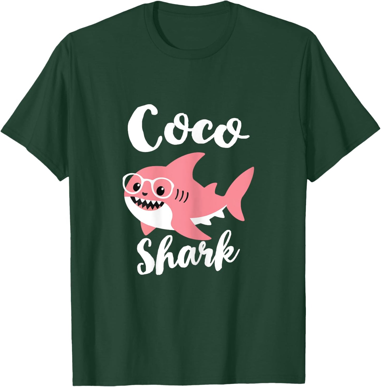 Coco Shark Mother's Day Grandma Funny T-Shirt - T-Shirt | Forest