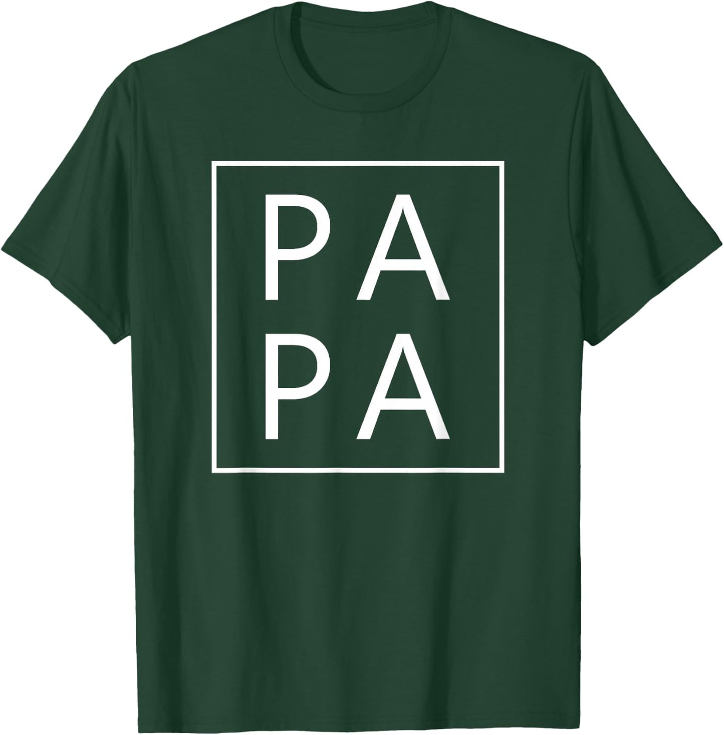 PAPA Father's Day New Grandpa Gift DADA MAMA Family Matching T-Shirt - T-Shirt | Forest