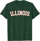 Retro Illinois Vintage Illinois Orange Blue Throwback IL T-Shirt - T-Shirt | Forest