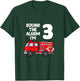 Sound Alarm I'm 3 Children 3. Birthday Fire Truck T-Shirt - T-Shirt | Forest