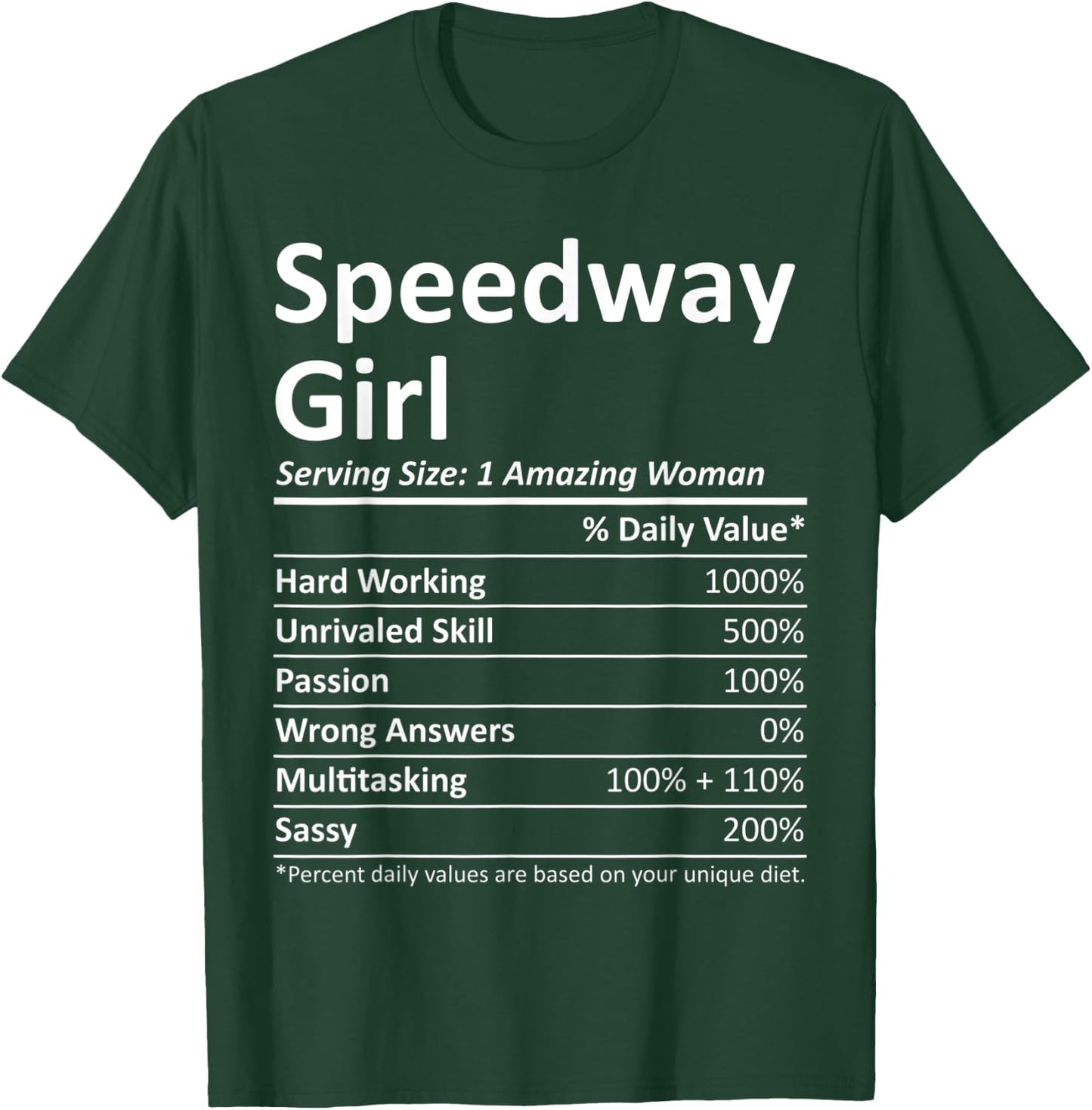 SPEEDWAY GIRL IN INDIANA Funny City Home Roots USA Gift T-Shirt - T-Shirt | Forest