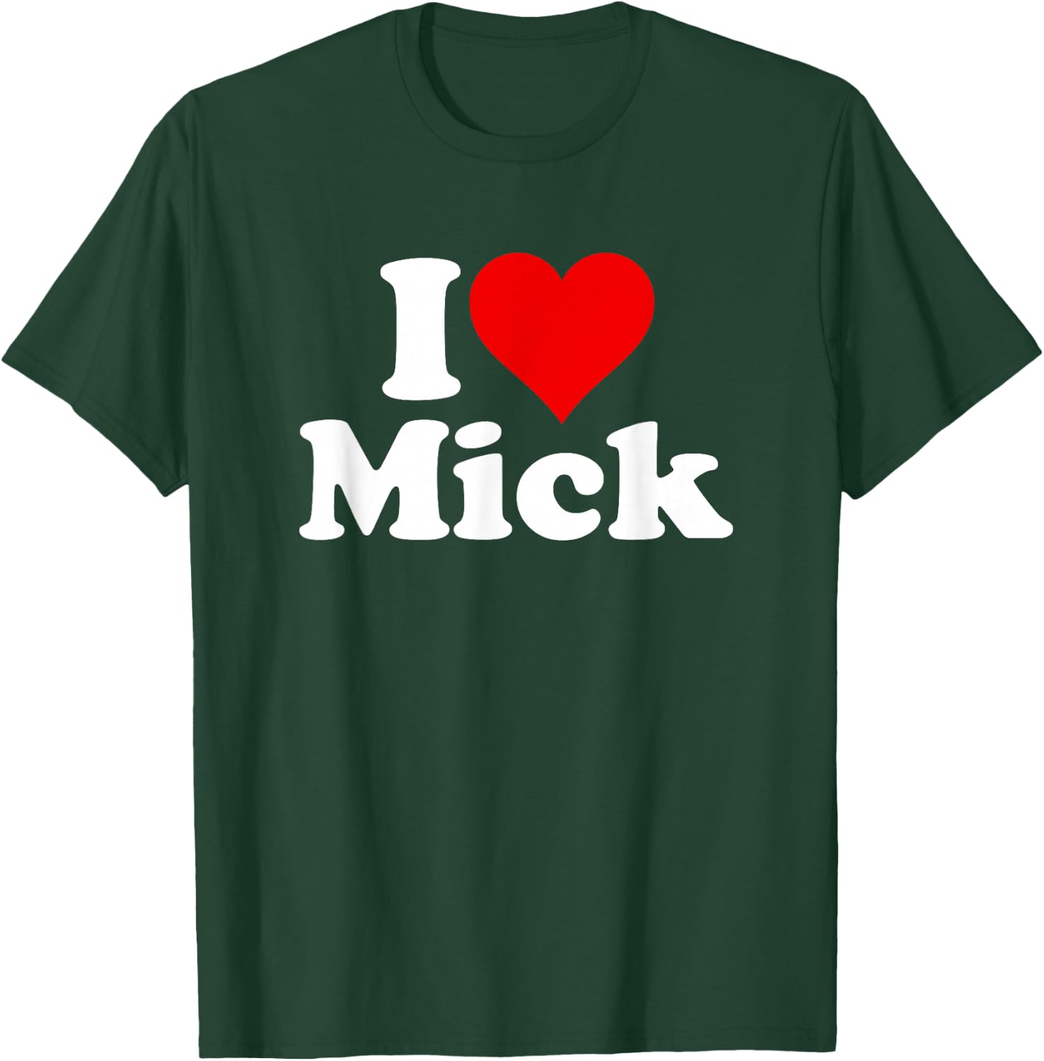 I Heart Love Mick Michael T-Shirt - T-Shirt | Forest