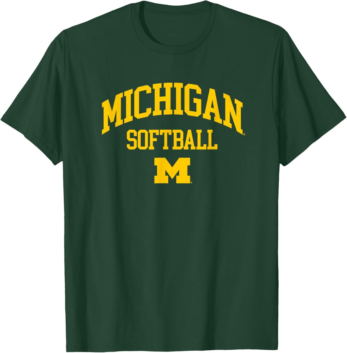 University of Michigan Wolverines U of M Softball T-Shirt - T-Shirt | Forest