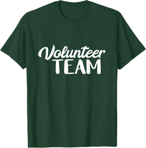 Volunteer Team Volunteering Appreciation Job Unpaid Hobby T-Shirt - T-Shirt | Forest